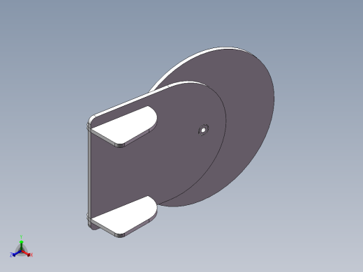 激光切割小熊钟表正等轴测缩略图