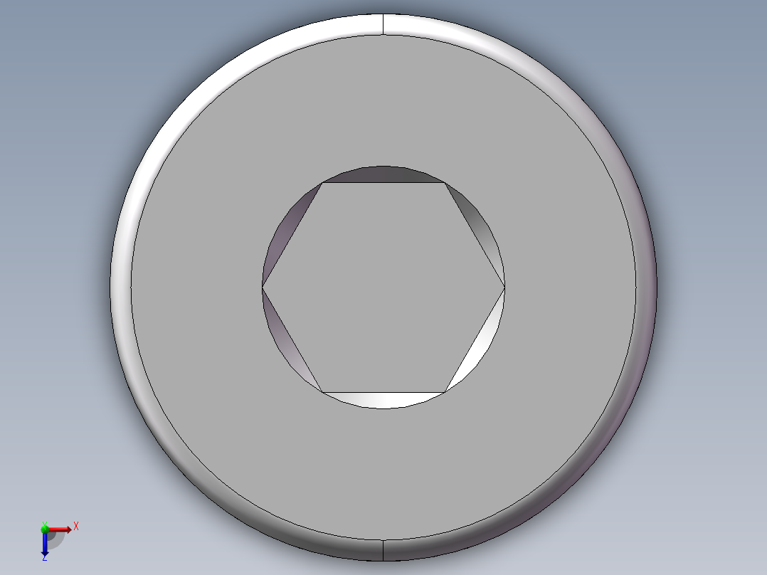 内六角螺堵、4WN-20WD俯视图