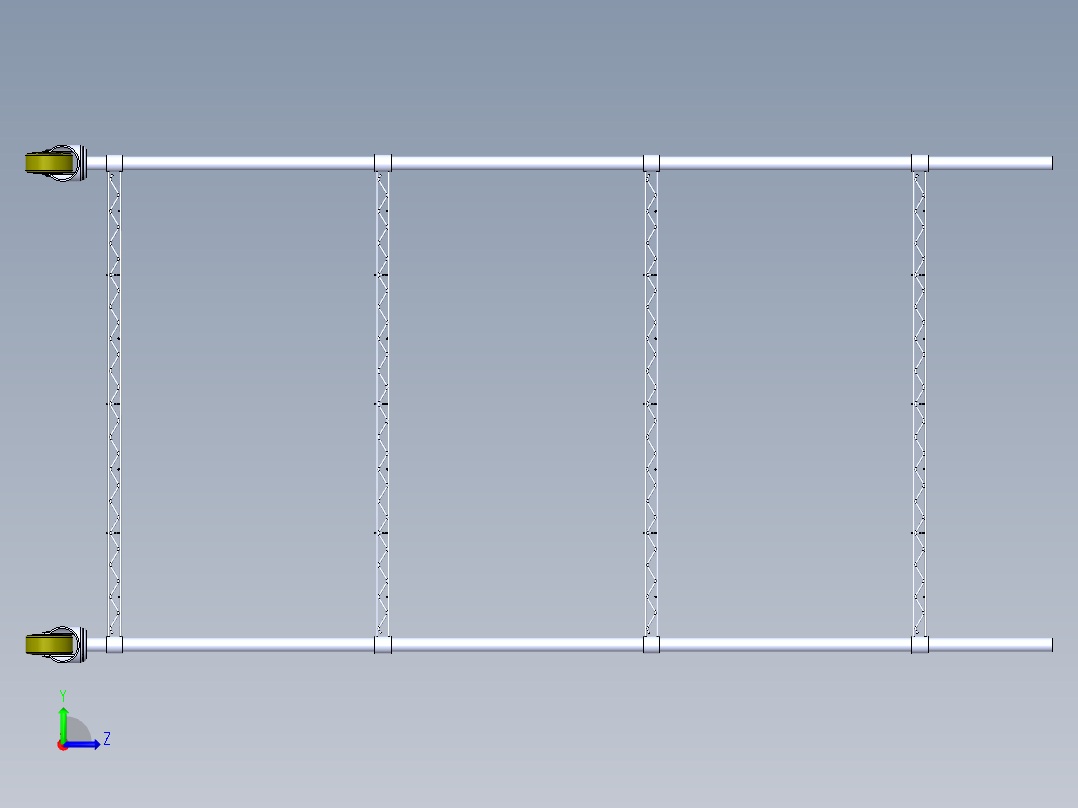 货架、3-x-6-货架左视图