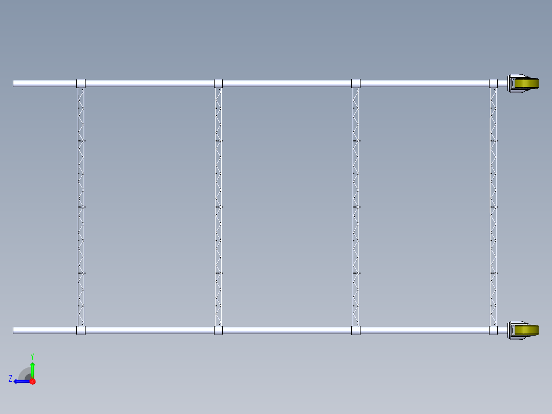 货架、3-x-6-货架右视图