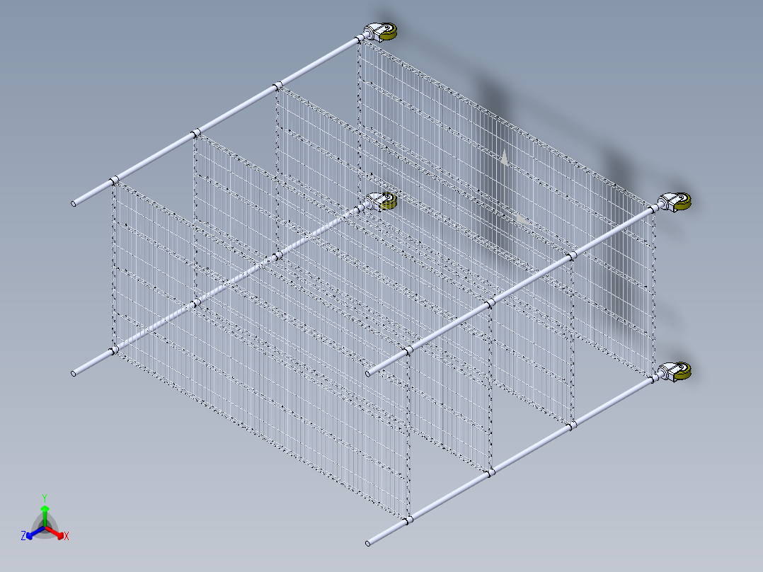 货架、3-x-6-货架正等轴测图