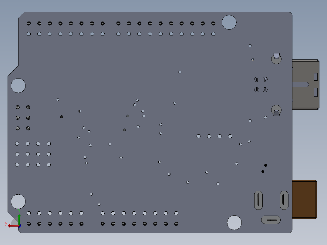 电路板、主板(30)后视图