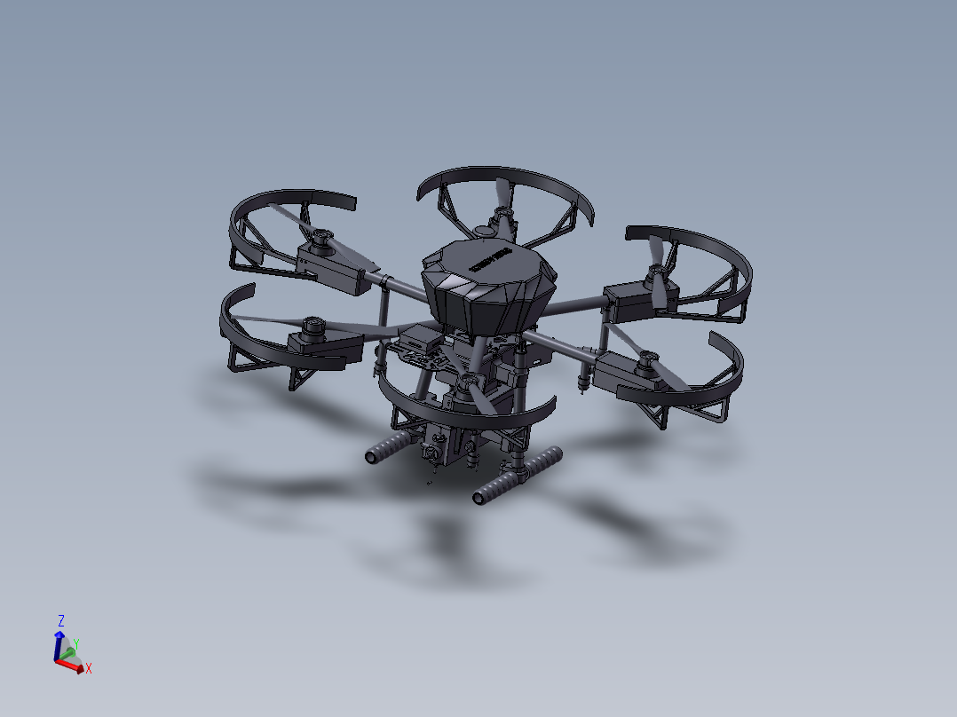 农业六轴无人机