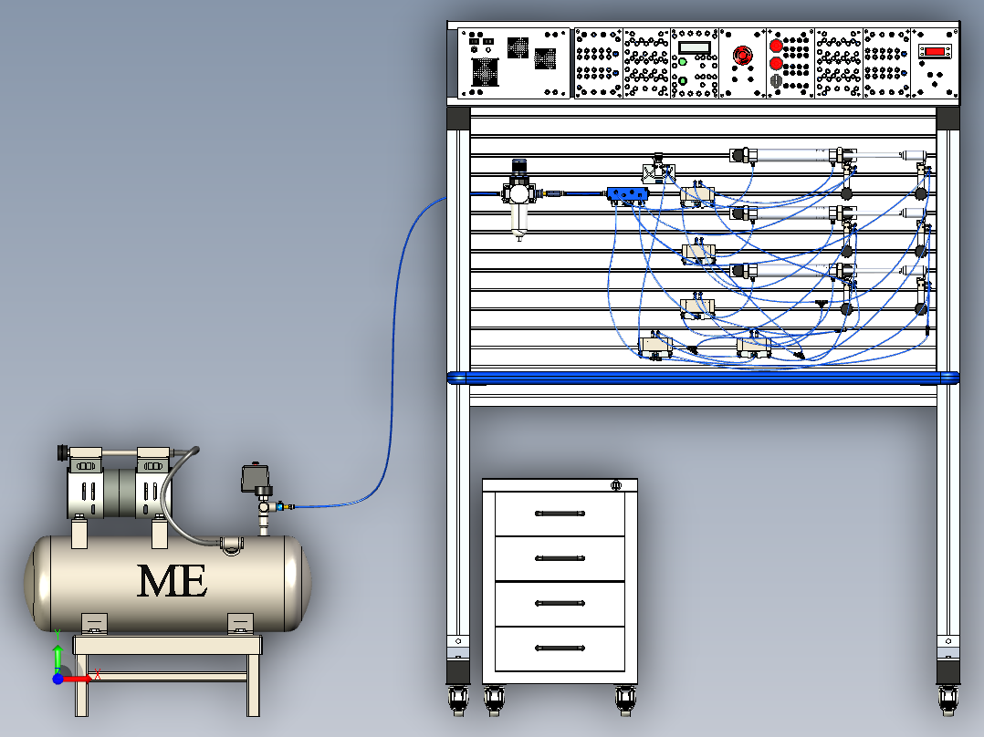 A0003096-气动测试台前视图