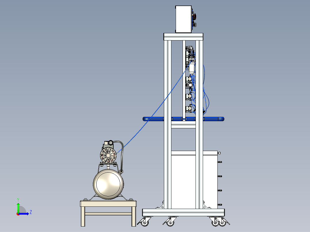 A0003096-气动测试台左视图