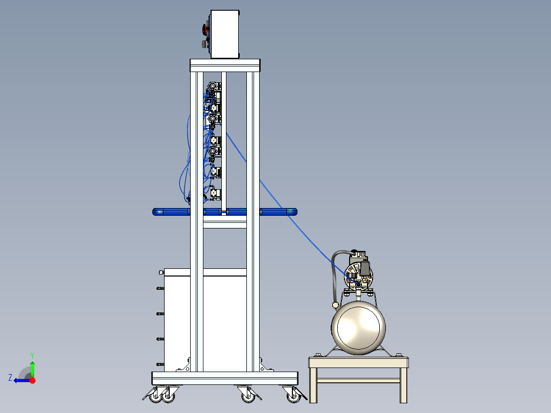 A0003096-气动测试台右视图