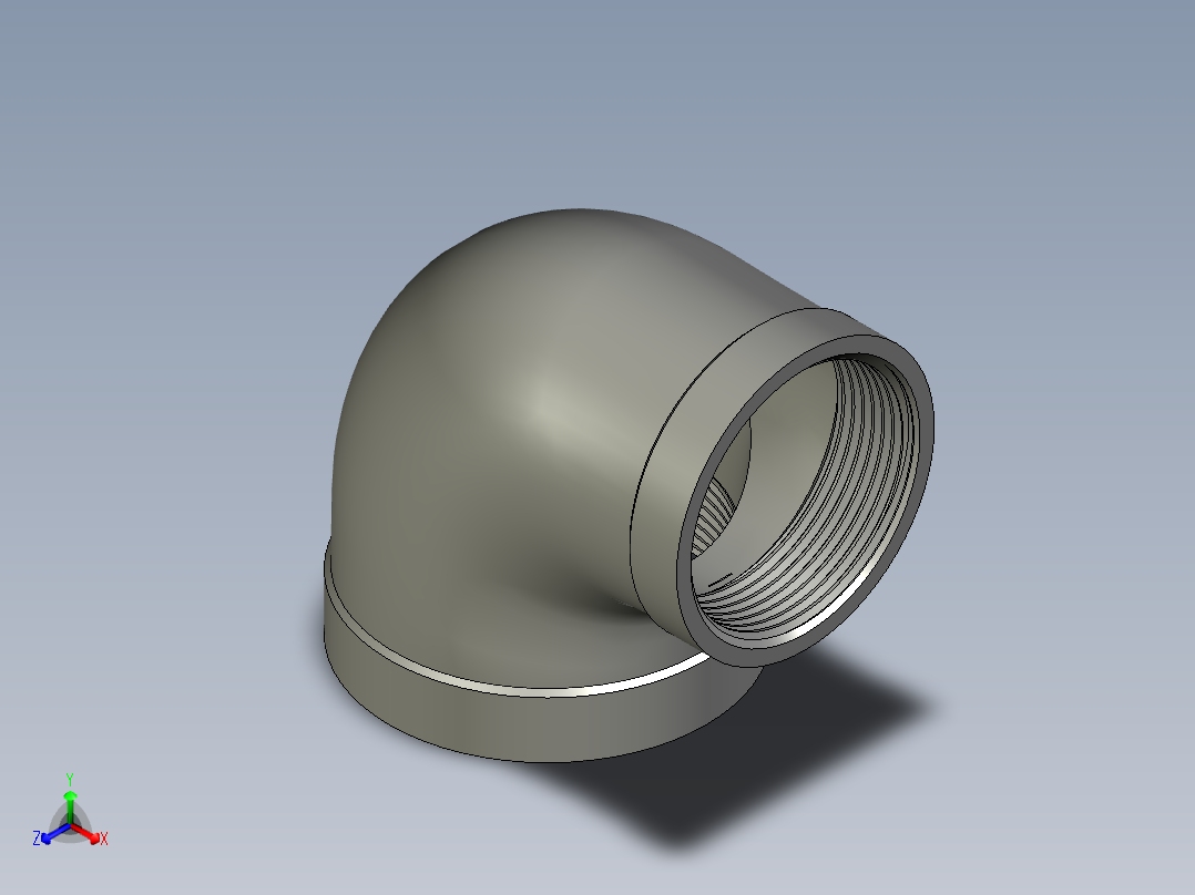 螺纹管弯头-异径内丝 DN50-DN40