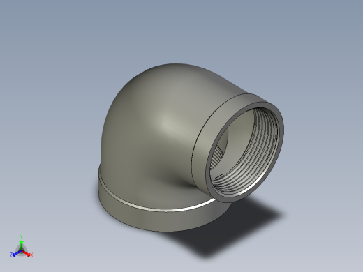 螺纹管弯头-异径内丝 DN50-DN40