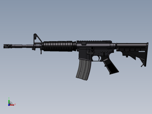 手枪左轮冲锋枪老式狙击步枪设计3D图纸ar-15-fire-control-group-full-auto-1 2 STP SW UG X_T前视缩略图