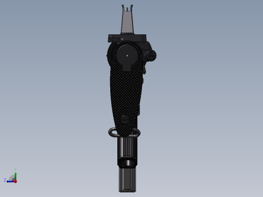 手枪左轮冲锋枪老式狙击步枪设计3D图纸ar-15-fire-control-group-full-auto-1 2 STP SW UG X_T右视缩略图