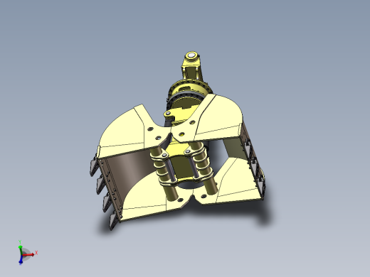 一款20吨级挖掘机使用贝型抓斗