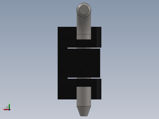 侧突出铰链横柱 HL003-1后视缩略图