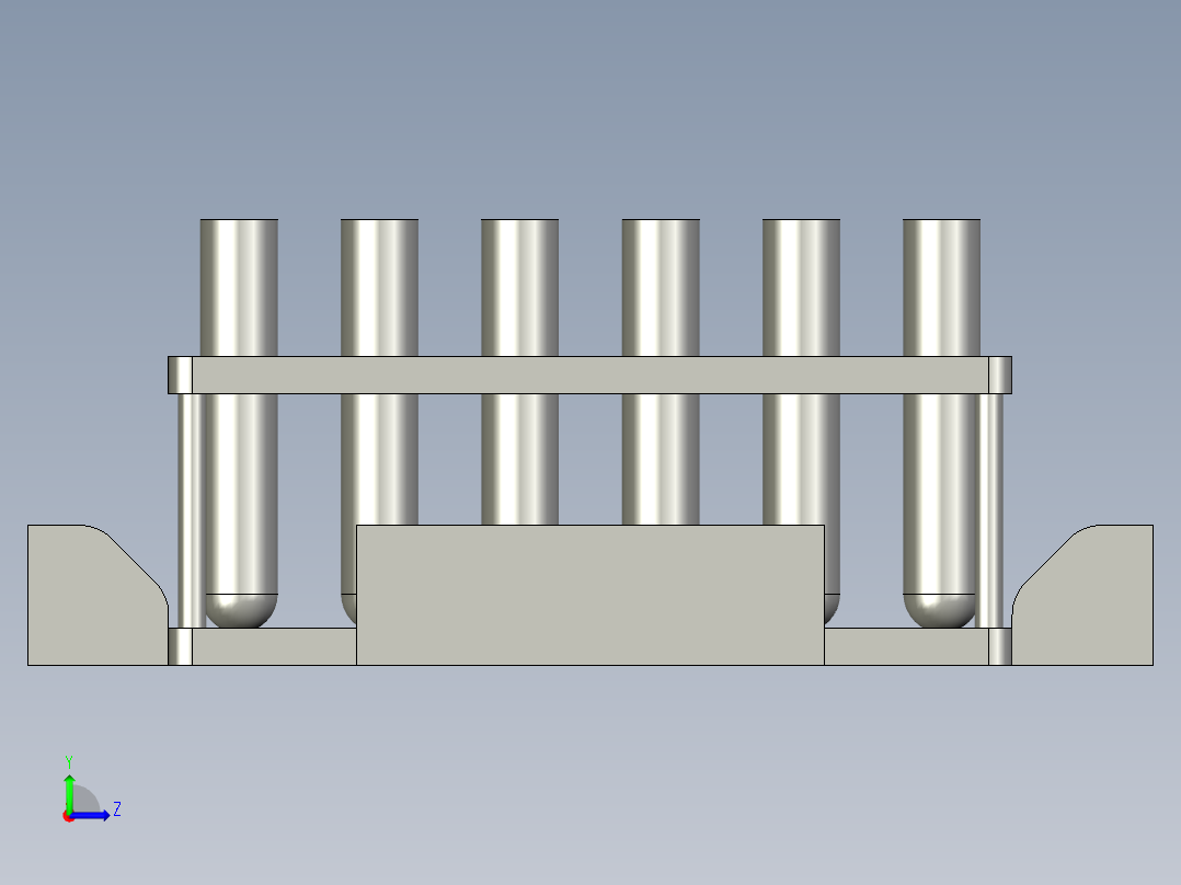 1试管存放区0左视图