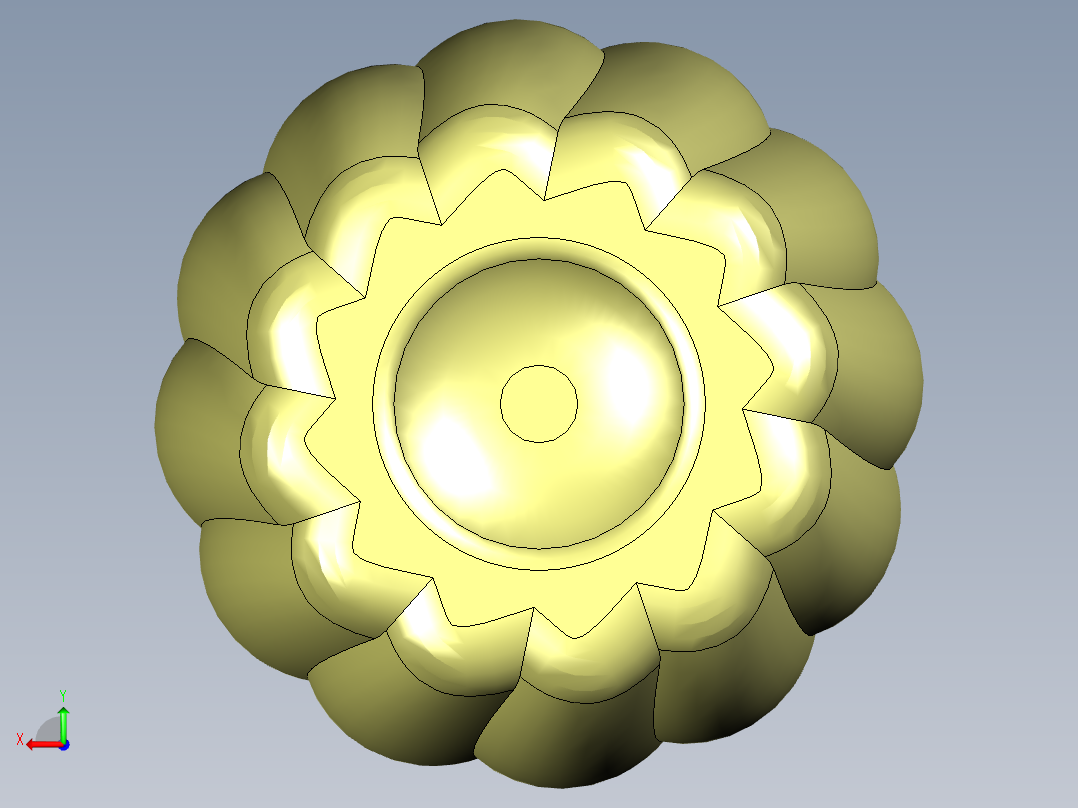 花瓶金色后视图