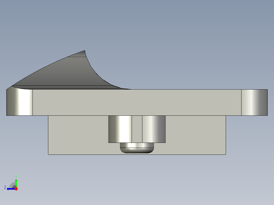 00-01-不锈钢把手右视图
