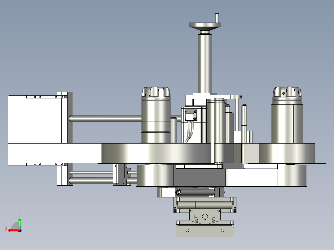 卧式贴标机1后视图