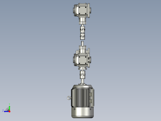 DFL050B-S2-ST500-2200X650(中心距-T7+380V15KW-B3电机右视缩略图