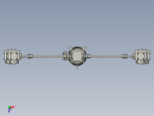 DFL050B-S2-ST500-2200X650(中心距-T7+380V15KW-B3电机俯视缩略图