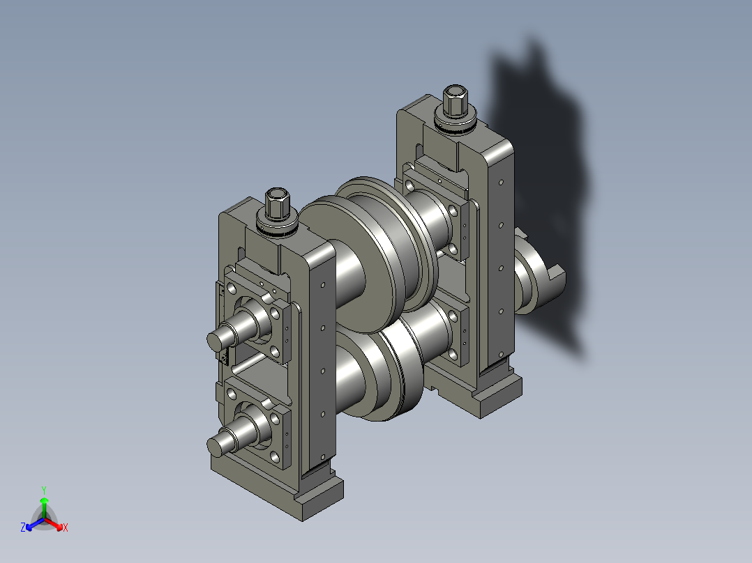 装配体压滚机头