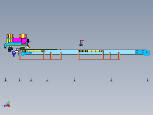 石材台面板全自动磨边流水线右视缩略图