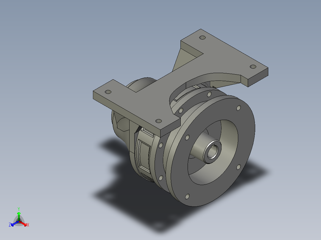 BB2摆线针轮减速机15-11-2872391011主视图