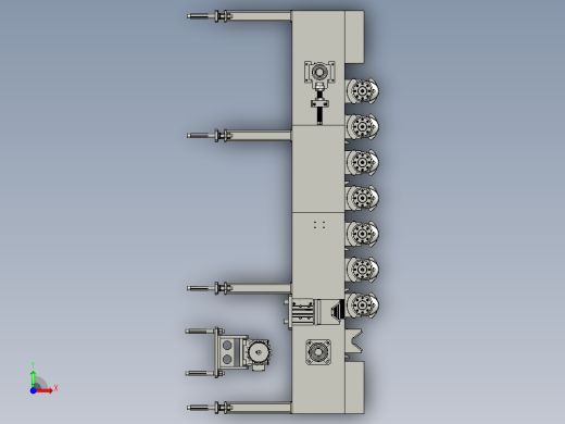 曲轴无心磨生产线传送装置前视缩略图