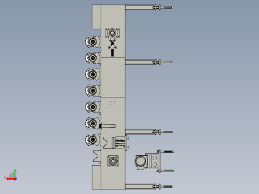 曲轴无心磨生产线传送装置后视缩略图