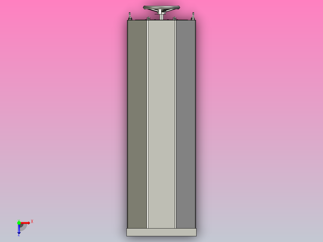 TSGC2J-40接触调压器三维模型202011俯视图