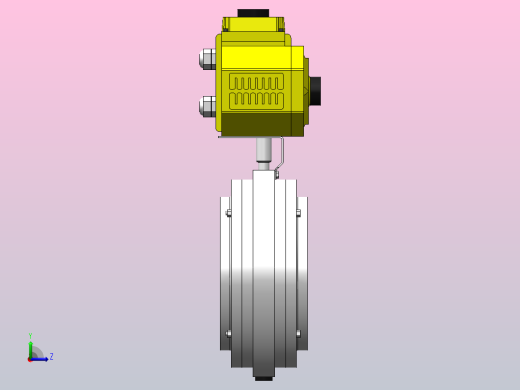 DDDX-03对夹式电动蝶阀[DDDX-03]DN200左视缩略图