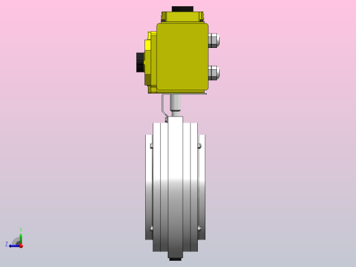 DDDX-03对夹式电动蝶阀[DDDX-03]DN200右视缩略图