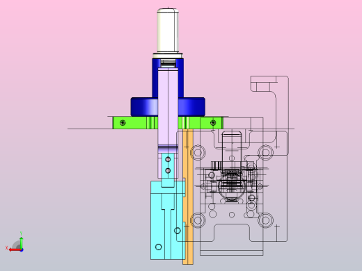 产品夹紧机构后视缩略图