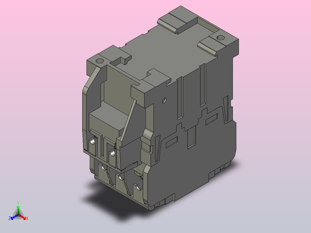 三菱接触器S-T32 AC220V C主视图