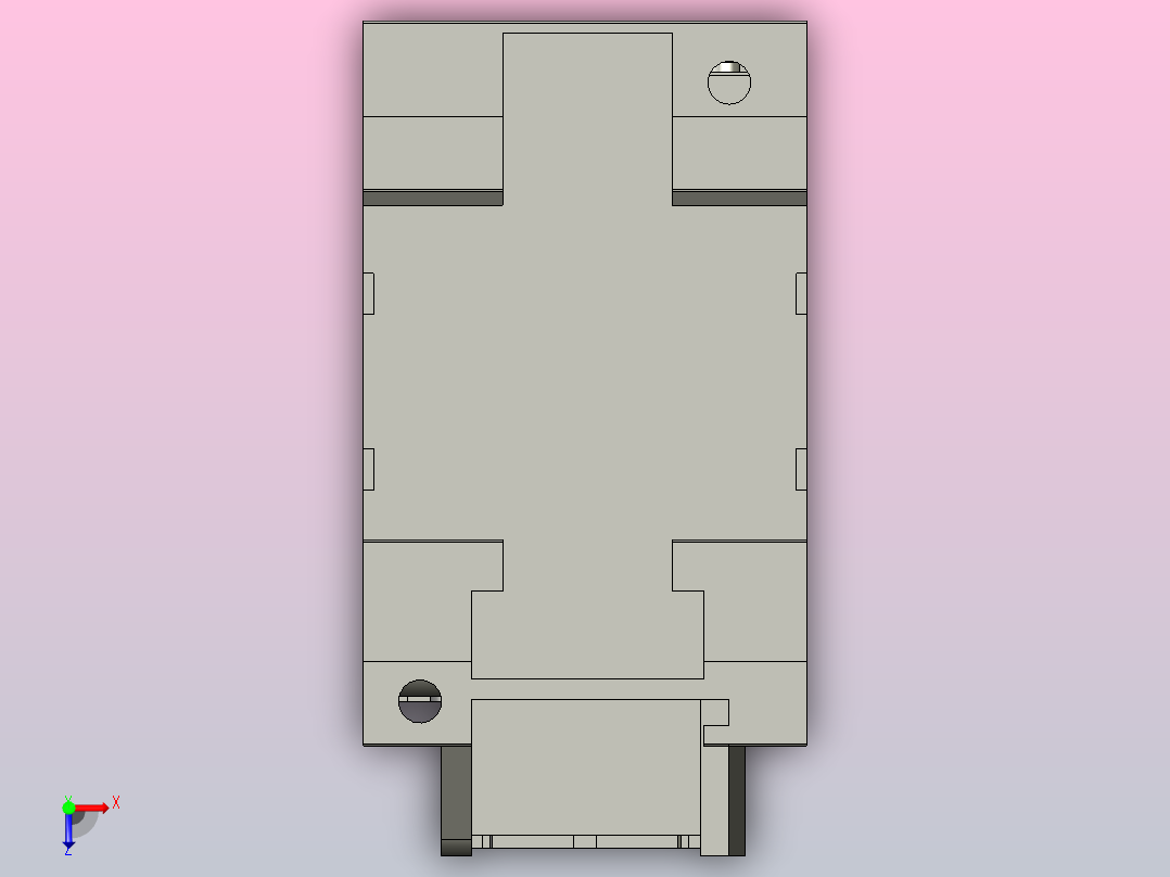 三菱接触器S-T32 AC220V C俯视图
