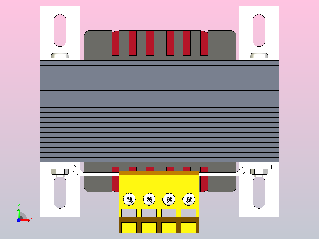 150VA 单相变压器前视图
