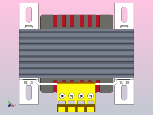 150VA 单相变压器前视缩略图