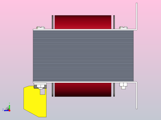 150VA 单相变压器右视缩略图