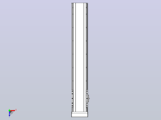 日规模组半封闭丝杆TPA-HNR-120D-1610C-L600-MP-C-P40-N3俯视缩略图