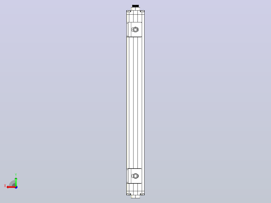 XTG1620安全光栅后视图