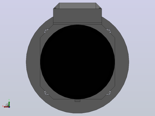 IM B5 H63-132变频电机[YVF2-802-4-B5]后视缩略图