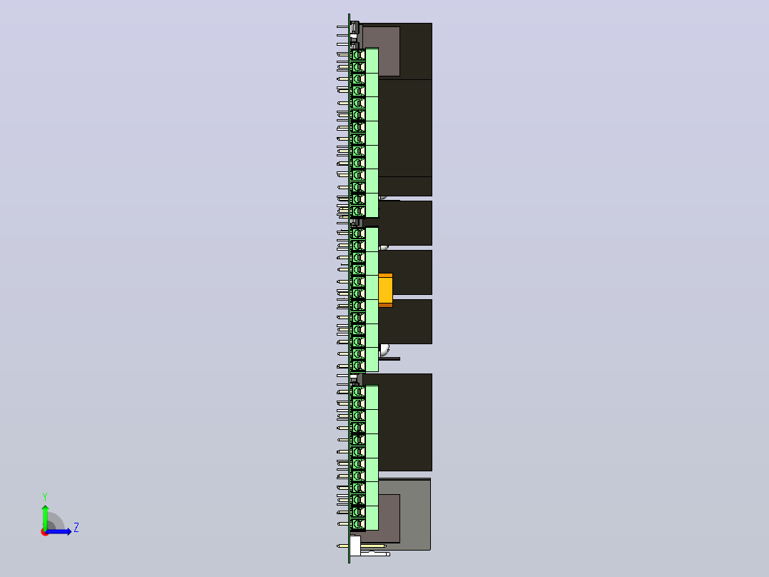 起重机Atmega128 plc左视图