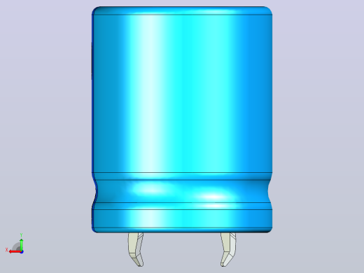 20 x 25蓝色BLUE1底片电解电容器后视缩略图