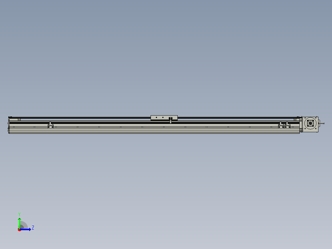 MT120BT半封闭皮带滑台[MT120BT.L100.1100.LT.P40.C3]左视图