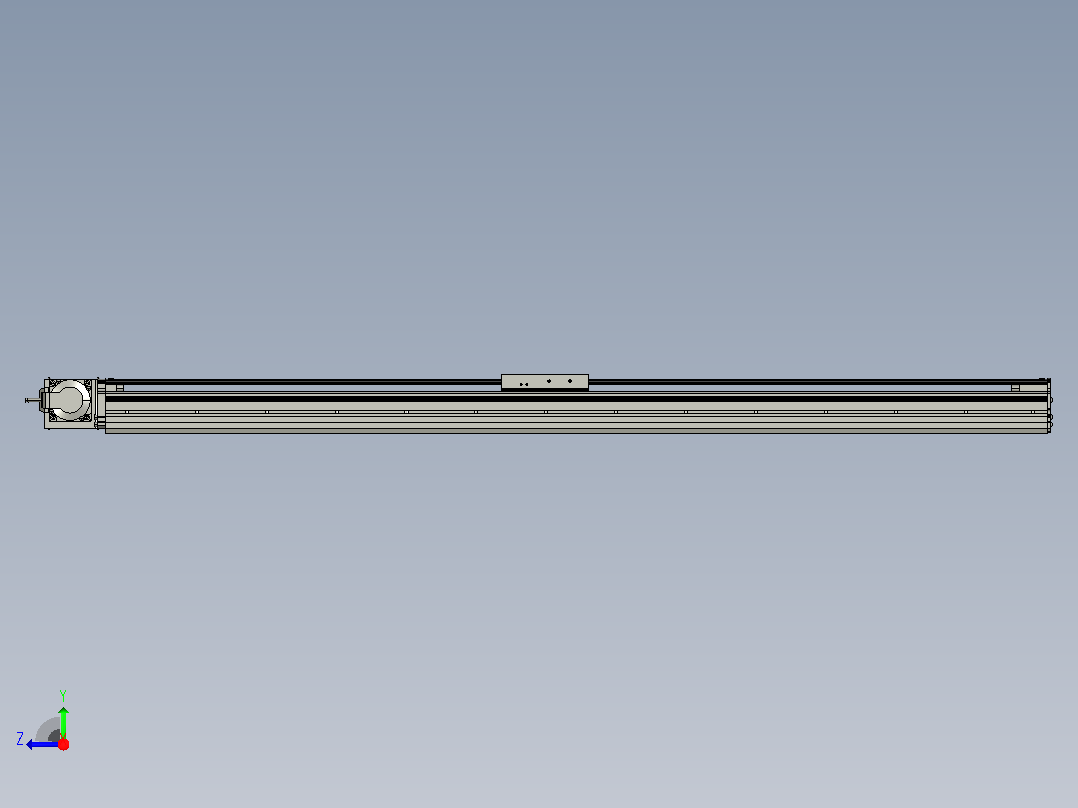 MT120BT半封闭皮带滑台[MT120BT.L100.1100.LT.P40.C3]右视图