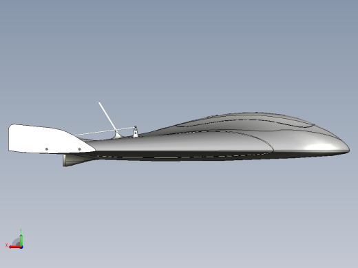 UAV无人机3D模型后视缩略图