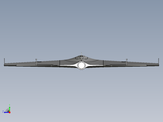 UAV无人机3D模型右视缩略图
