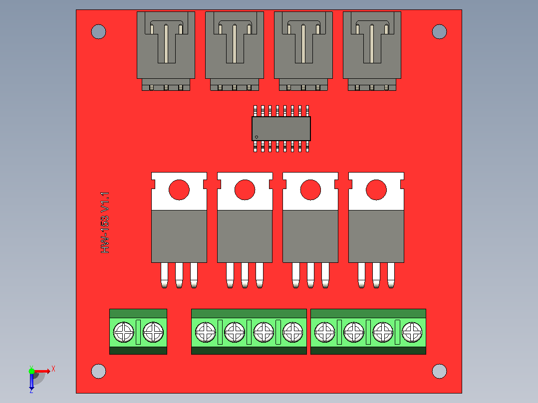 开关MOSFET TO220_HW-15俯视图