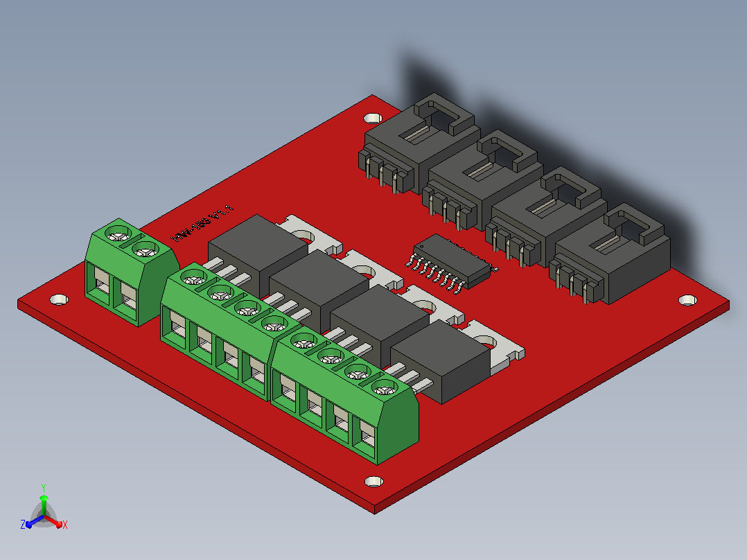 开关MOSFET TO220_HW-15正等轴测图