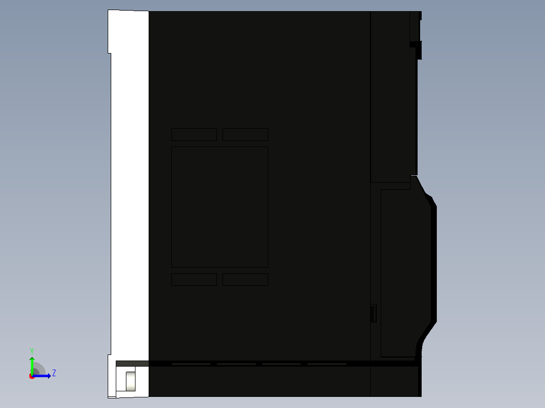 多功能小型变频器3G3MX2-A2001-V1左视图