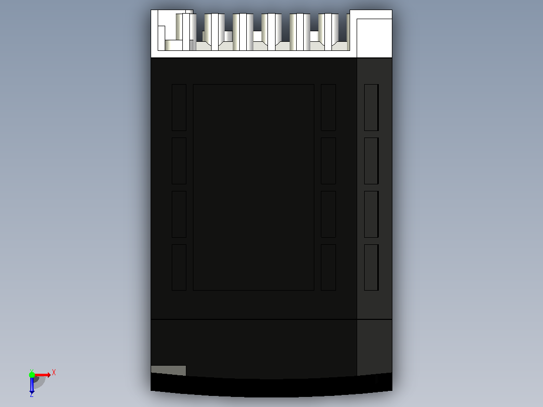 多功能小型变频器3G3MX2-A2001-V1俯视图