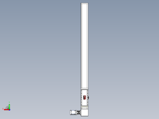 伺服电机集成皮带传动直线执行器TPA-OCB-140-256-L1450-DL-J90-N3后视缩略图